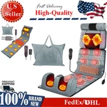 Full Body Mat W/ Heat & Movable Neck Back Massager Pillow Perfect Gift. Fixed Price $99.90.