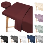 Pack 3PCS Microfiber Massage Table Sheet Set - Salon Spa Facial Bed Covers. Fixed Price $18.50.