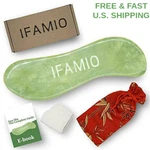 Gua Sha Jade Massager Facial Body Scraping Tool Stops Lines Anti-aging Gift Set. Fixed Price $22.97.