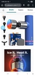 Bob And Brad A7 Massage Gun Heat&cold Therapy Vibrating Percussion Deep Tissue. Fixed Price $80.00.