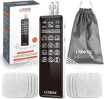 Lookee 4-CHANNEL Tens Unit & Ems Muscle Stimulator Drug-free Pain Relief, Rech. Fixed Price $49.79.