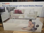 Carepeutic Back Rest Bed Lounger With Heated Vibration Massage. Fixed Price $149.00.