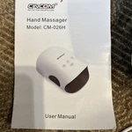 Cincom CM-026H White Handheld Rechargeable Cordless Massager With Heat. Fixed Price $35.00.
