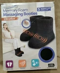 Health Touch Womens Memory Foam Massa Bootie Vibration Slipper Size Small 6-8. Fixed Price $34.91.