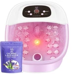 Moodrelish Foot Spa Bath Massager With Heat Bubbles And Vibration. Fixed Price $40.00.