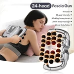 24-HEAD Fascia Gun 9 Modes High Frequency Vibration Body Massage Back Neck. Fixed Price $65.00.