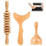 Therapy Tools 3 1,WOODEN Lymphatic Drainage Massager Maderote.... Fixed Price $34.32.