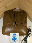 Vintage Scholl Foot & Body Massage Cushion Portable Travel Vinyl Cover 20675. Fixed Price $16.50.