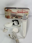 Sunbeam Dual Action Infra Red Heat Massager 2 Speed 4 Attatchments Model 1856-9. Fixed Price $34.99.
