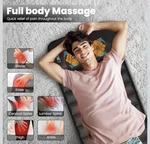 Dopict Heated Shiatsu Vibrating Full Body Massage Mat Black Timer Remote Control. Fixed Price $45.00.