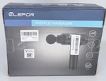 Elefor Muscle Gun Percussion Massager W Case Attachments Open Box. Fixed Price $47.50.