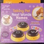 Hunger For Words Talking Pet Next Names 3 Recordable Buttons Yellow. Fixed Price $9.99.