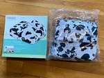 New Homedics FM-4CWB Foot Massaging Massager Plush Warm Cow Print Pillow. Fixed Price $30.00.