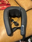 Brookstone Slimline Shiatsu Heated Neck Massager Black Corded Electric. Fixed Price $23.53.