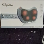 Papillon Shiatsu Heated Massage Pillow JH-016 For Neck & Back Gray Black. Fixed Price $39.99.