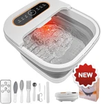 Spa De Pies Plegable Calor, Pantalla Ctil, Control Remoto, Rodillos Mas. Fixed Price $67.76.