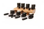 Master Massage 40 Pcs Hot Stone Set Basalt Rock Therapy Pain Relief Volcano Lava. Fixed Price $119.99.