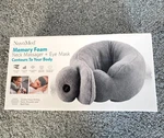 Nuvomed Memory Foam Neck Massager & Eye Mask, New-never Used. Fixed Price $22.99.