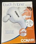Conair Touch & Tone Massager Model HM11M 2 Speeds 6 Attachments New In Open Box. Fixed Price $29.87.
