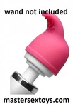Nuzzle Tip Silicone Wand Attachment Pink Full Body Massager Feels Great. Fixed Price $19.77.