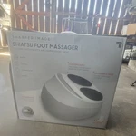 Sharper Image Shiatsu Foot Massager Heated Air Compression White Black. Fixed Price $87.30.