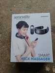 Serenelife SLNKMSG131 Smart Neck Massager With Heat, Cordless. Fixed Price $10.00.