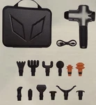 Dacorm Massage Gun With Attachments And Case Tested Clean. Fixed Price $17.49.