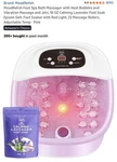 Moodrelish Foot Spa Massager With Heat Bubbles Infrared Light & Vibration. Fixed Price $34.99.