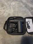 Bluzen Gun Handheld Mini Percussion Massager W/ Case. Fixed Price $19.00.