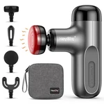 Heychy Mini Heated Massage Gun: Deep Tissue Relief For Athletes, 4 Heads. Fixed Price $77.74.