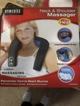 Homedics Neck & Shoulder Vibrating Massager W/ Heat 2 Variable Speeds NMSQ-100. Fixed Price $19.25.