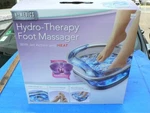 Homedics Hydro-therapy Foot Massager Jet Action And Heat FB-200 Nice Condition. Fixed Price $12.00.