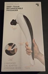 Sharper Image Cordless Deep-tissue Neck And Back Massager With Swappable Heads. Fixed Price $24.99.