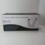 Blue Elf Shiatsu Back Neck Massager With Heat Pillow Kneading 3 Settings. Fixed Price $35.99.