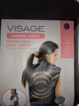 Visage Diamond Series Massaging Heat Wrap Black Electric Neck Shoulder Back. Fixed Price $29.95.