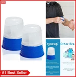 Ice Massage Pack Of 2 Reusable Cups For Pain Relief Skin Care Facial. Fixed Price $22.99.