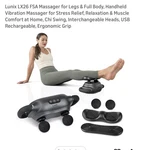 LX26 Fsa Massager For Legs & Full Body, Handheld Vibration Stres.... Fixed Price $70.00.