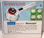 Deep Heat Massager Vintage Pollenex With Attachments HM-10 Tested. Fixed Price $18.71.