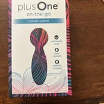 Plus One Travel Vibrating Wand, Massage Stick. Fixed Price $15.99.