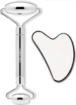 Sacheu The Ultimate Stainless Steel Facial Tool Set Face Gua Sha/beauty Roller. Fixed Price $10.00.