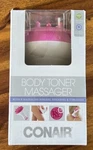Conair Body Toner Massager Kneads/vibrates 8 Massaging Fingers W/box Pink/white. Fixed Price $19.99.