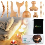 Mhm 8-IN-1 Wood Therapy Massage Tools Set For Body Sculpting And Lymphatic Dr.... Fixed Price $82.95.