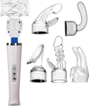 Wand Massage Vibrator Attachments Set, 6 Piece Handheld Accessories For Back Nec. Fixed Price $80.98.
