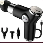 Spa Sciences FITR3 Gun Body Hand Massager 4 Head Attachments Storage Bag. Fixed Price $17.88.
