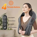 Elomol Neck Shoulder Massager With Heat Cordless Back And - Black. Fixed Price $35.06.