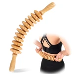 Kintkita Therapy Massage Tools 12 Roller, Wooden Stick, Beech. Fixed Price $16.93.