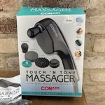 Conair Touch 'n Tone Handheld Massage Wand 4 Attachments Gentle Relax Relief. Fixed Price $40.00.