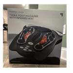 Sharper Image T.e.n.s. Foot Massager Infrared Heated Black. Fixed Price $55.00.