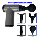Gun Deep Tissue Percussion 4 Heads Massager Muscle Vibrating. Fixed Price $23.93.