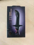 Rocks Off Quest Prostate Massager, Black, 4 Inch. Fixed Price $37.50.